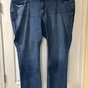 Levi's Blue Straight Leg Jeans Classic Denim